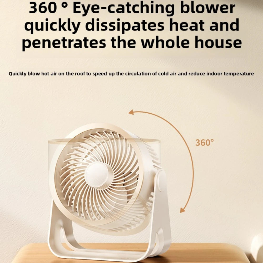 2026 Electric Fan Rechargeable table Circulator Wireless Portable Quiet Ventilator Desktop Wall Ceiling Fan Air Cooler