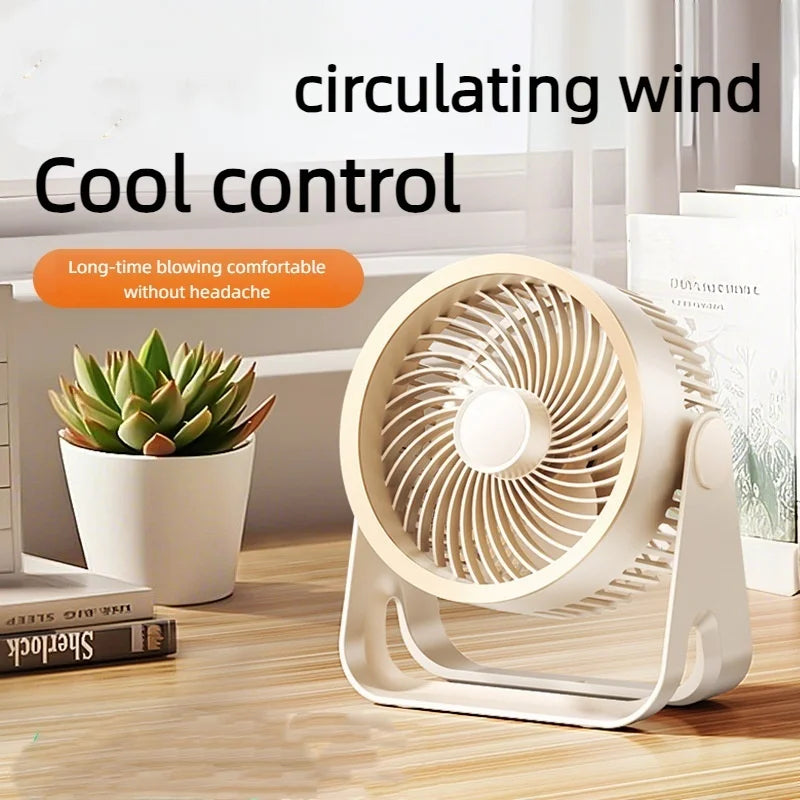 2026 Electric Fan Rechargeable table Circulator Wireless Portable Quiet Ventilator Desktop Wall Ceiling Fan Air Cooler